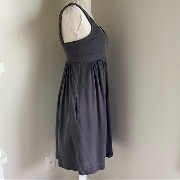 Lands’ End Canvas Gray Dress with Side Pockets, 2 - Picture 4 of 14